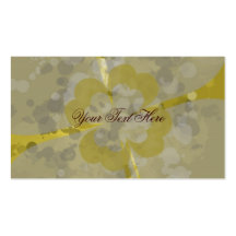 Dirty Clover Grunge Business Cards