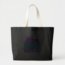 DIRTY ELECTRO dance club DJ girls an guys neon Bag