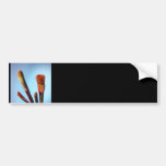 Dirty Old Paintbrushes Bumper Stickers