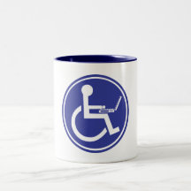 DISABLED LAPTOP MUG
