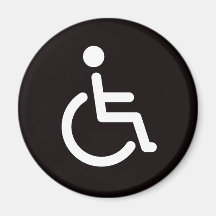 Disabled symbol magnet