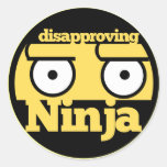 Disapproval Ninja Stickers