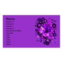 Disco_Ball Business Card Template