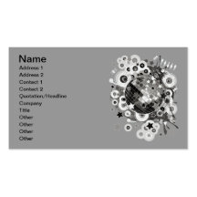 Disco_Ball Business Card Template
