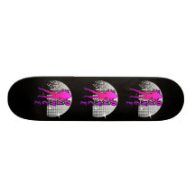 Disco Ball Dancer. Custom Skateboard
