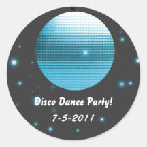 Disco Ball Party Stickers