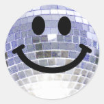 Disco Ball Smiley Stickers