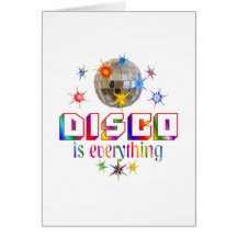 Disco is Everything Greeting Cards