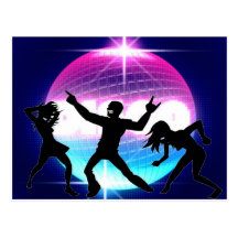 Disco Nightclub Post Cards