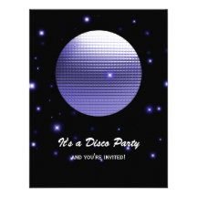 Disco Party  Invitations
