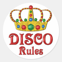 Disco Rules Stickers