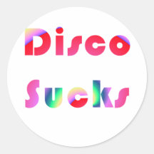 Disco Sucks Sticker
