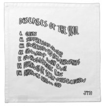 Diseases of The Soul Napkins