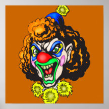 Disgusting Evil Clown Posters