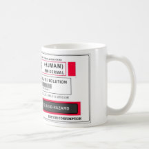 Disgusting Medical Label Series #3 Coffee Mugs
