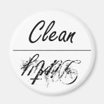 Dishwasher Magnet--Script Style