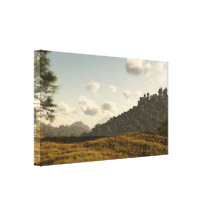 Distant Medieval Castle Gallery Wrap Canvas
