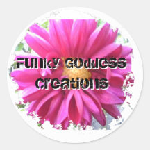 Distressed 2 Round Stickers