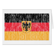 Distressed German Flag Cards