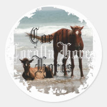 Distressed Round Stickers