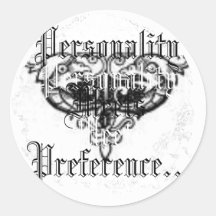 Distressed Round Stickers