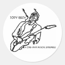 Distressed Round Stickers - Customised