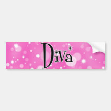 Diva bumper sticker