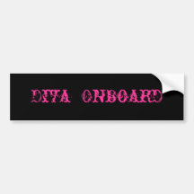 Diva bumper sticker