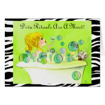 "Diva Rituals Are A Must!" Diva Lime cards