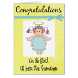 Diva's Congratulations-New Grandson Greeting Card