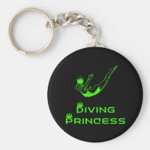 DiveChick Princess Keychain