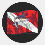 Divers Flag Critter Collection Stickers