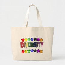 Diversity Lil People Tote Canvas Bag