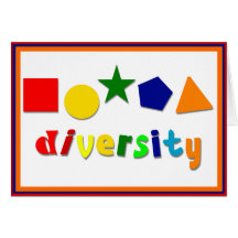 Diversity Shapes Note Card