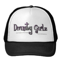 divintygirlz logo mesh hats