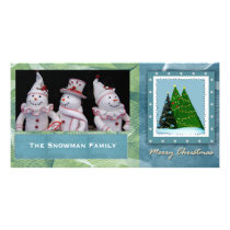 DIY Christmas Tree Personalised Photo Card photo cards
