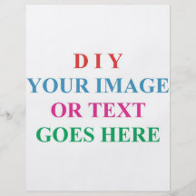 DIY CREATE YOUR OWN DESIGN PERSONALISED FLYER