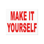 DIY Create Your Own Wrapped Canvas Artwork Canvas Print