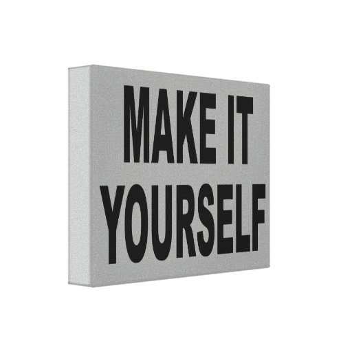 DIY Create Your Own Wrapped Canvas Artwork Stretched Canvas Print