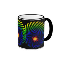 Dizzy Sun Rainbow Mug