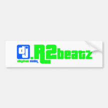 DJ R2beatz Bumper Sticker