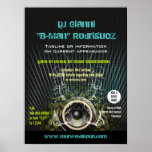 DJ Speaker Rays Promotional Poster