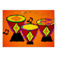 Djembe Drums Card