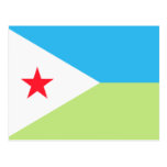 Djibouti Flag Postcards