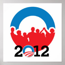 DNC CONVENTION 2012 OBAMA -.png Posters