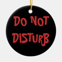 Do not Disturb/ Come In Door hanger Christmas Tree Ornaments