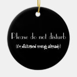 Do not disturb (disturbed already) door hang ornaments