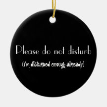 Do not disturb (disturbed already) door hang ornaments