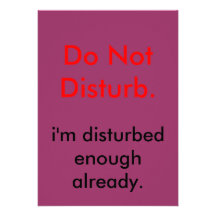 Do Not Disturb Personalized Invitation