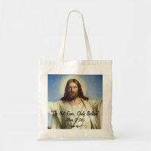 "Do Not Fear, Only Believe" Custom Bag